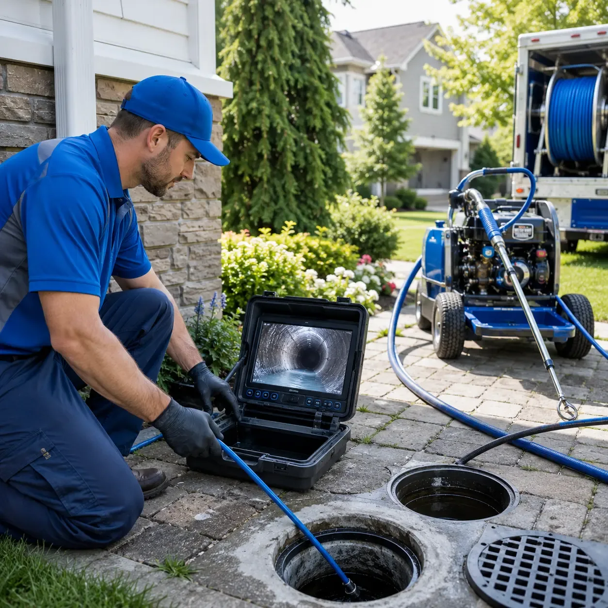 Outdoor drain cleaning professionals serving Holland, KY
